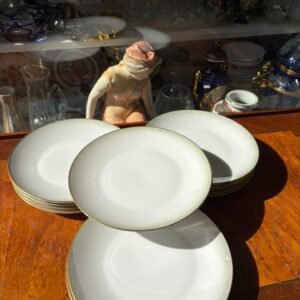 Juego de 12 platos de postre de porcelana Rosenthal