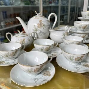 Juego de té porcelana tsuji completo para 12 personas