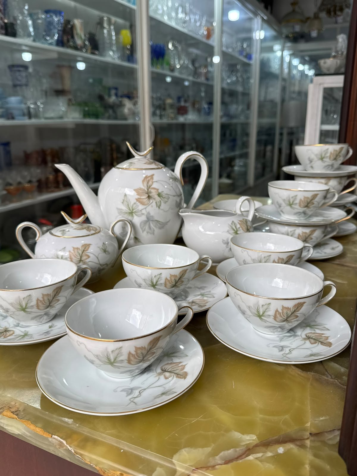 Juego de té porcelana tsuji completo para 12 personas - Imagen 4