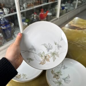 Juego de 10 platos de postre porcelana tsuji