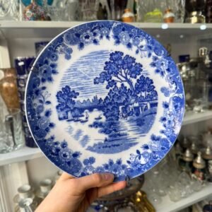 Plato porcelana tsuji old blue