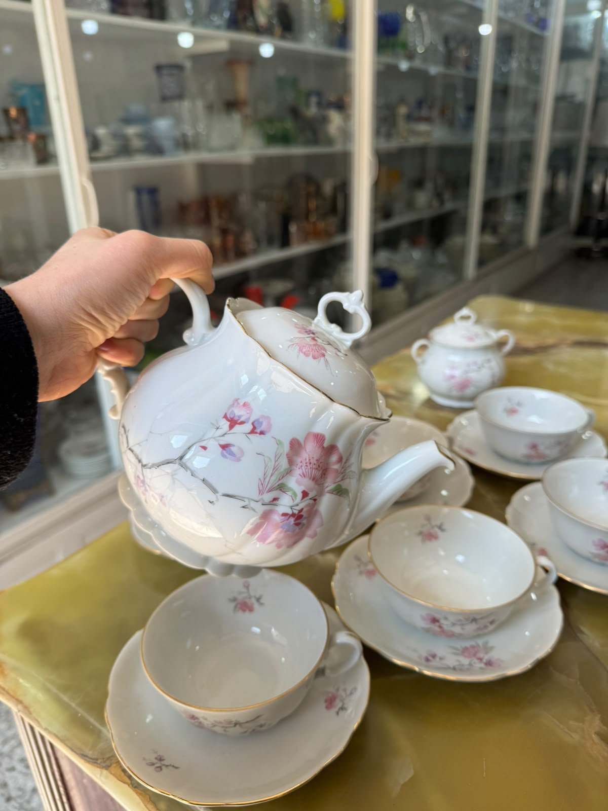Juego de té porcelana verbano para 6 personas - Imagen 2