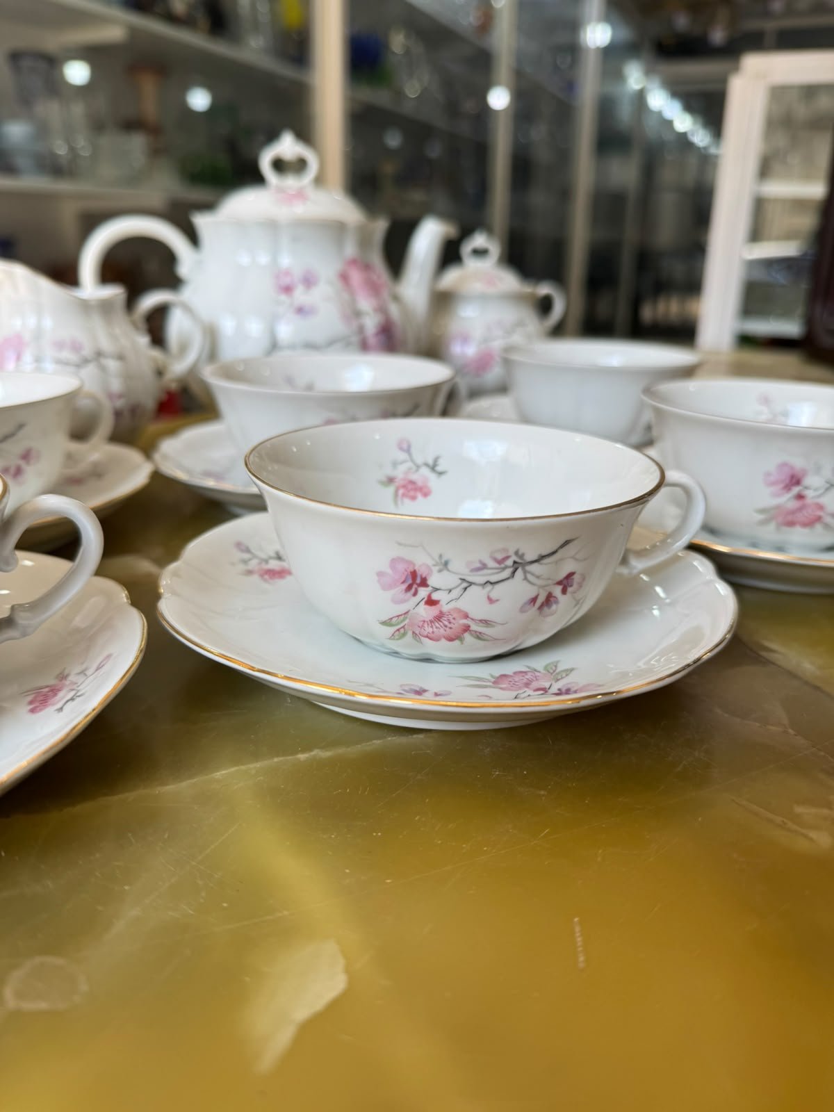 Juego de té porcelana verbano para 6 personas - Imagen 3